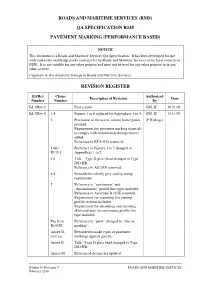 QA Specification R145 Pavement Marking (Performance-Based)