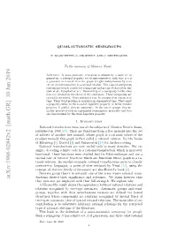 Quasi-Automatic Semigroups to Previouly Considered Classes