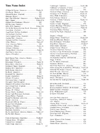 Tune Name Index Castlereagh (Australia)