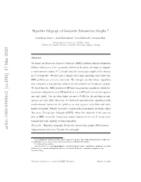Arxiv:1909.03896V2 [Cs.DM] 17 Mar 2020 Approximation Schemes, Triangle-Free Subgraph