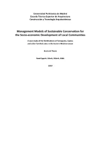 Management Models of Sustainable Conservation for the Socio-Economic Development of Local Communities