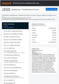 N100S Bus Time Schedule & Line Route