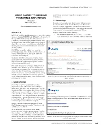 Using Dmarc to Improve Your Email Reputation Zink