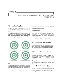 Chapter 8 Fundamental Sampling Distributions And