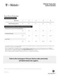 Refer to the Next Page to Find Your Device Make and Model, and Which Device Tier Applies