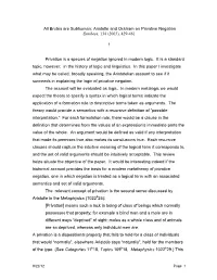 All Brutes Are Subhuman: Aristotle and Ockham on Privative Negation Synthese, 134 (2003), 429-461