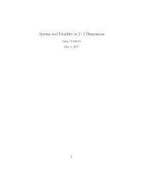 Anyons and Dualities in 2+1 Dimensions