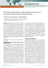 Check List Lists of Species Check List 11(6): 1807, 9 December 2015 Doi: ISSN 1809-127X © 2015 Check List and Authors