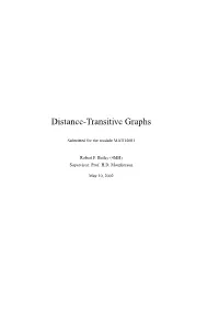 Distance-Transitive Graphs