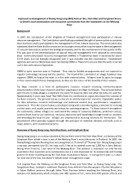 1 Improved Co-Management of Beung Kong Long (BKL) Ramsar Site