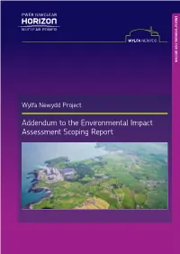 Addendum to the Environmental Impact Assessment Scoping Report
