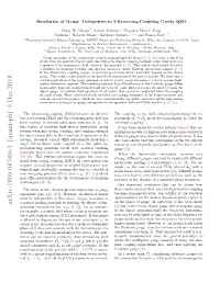 Arxiv:1809.08749V3 [Quant-Ph] 5 Dec 2018 a General Guiding Principle in Building the Theory of Fun- Damental Interactions (See, E.G., [1,3])