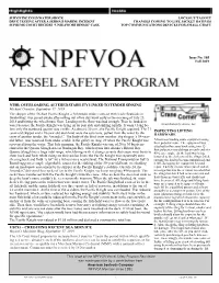 NTSB: OVERLOADING, ALTERED STABILITY LINKED to TENDER SINKING Michael Crowley, September 17, 2019