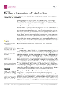 The Effects of Endometriosis on Ovarian Functions