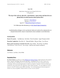 The Tip of the Iceberg: Placebo, Experimenter Expectation and Interference Phenomena in Subconscious Information Flow