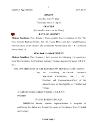 20160607, Unrevised Senate Debate