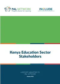 Stakeholder Mapping Report