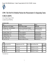 13198 (Stsci Edit Number: 1, Created: Tuesday, March 26, 2013 8:04:11 PM EST) - Overview