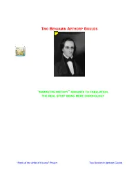 Benjamin Apthorp Goulds