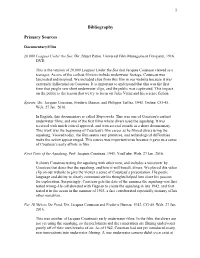 Bibliography Primary Sources