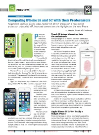Comparing Iphone 5S and 5C with Their Predecessors