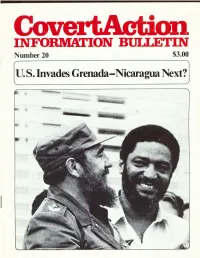 Oo·Fs Oz Jaqшnn NI~З:Rmя NOI.LVМПIO~NI L ' ~~ "~ ~ .~Б Editodal ~ ~~~ ~ the Catastrophic Events in Grenada Have Shocked the out of Conventional War