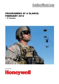 Programmes at a Glance: February 2014 • 27 Updates