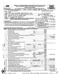 Return of Organization Exempt from Income