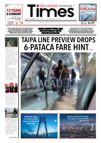 Taipa Line Preview Drops