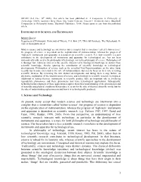 Technological Instruments in Physics