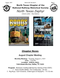 The Zephyr – August 2021, Volume 26, Issue 6