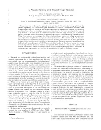 A Plasmid System with Tunable Copy Number