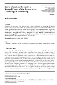 Cambridge Controversy DOI: 10.1177/0486613414557916 Rrpe.Sagepub.Com