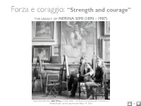 The Legacy of NERINA SIMI (1890 - 1987)
