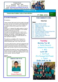Tuesday School and Being a Part of Our School Community