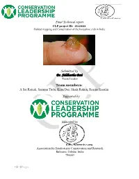 Final Technical Report Submitted by Dr. Siddhartha Pati Supported By