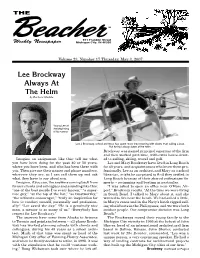 Lee Brockway Always at the Helm by Barbara Stodola