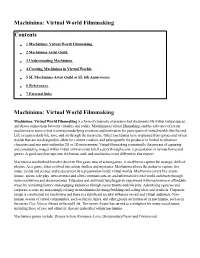 Machinima Virtual Worlds.Rtf File Conversion To