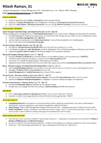 Resume Format