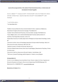1 Sensory Processing Sensitivity in the Context of Environmental Sensitivity