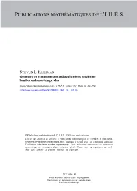 Geometry on Grassmannians and Applications to Splitting Bundles and Smoothing Cycles