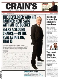 The Developer Who Hit Partner Kent Swig with An