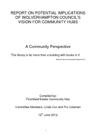 FECH Community Hubs and Libraries Report