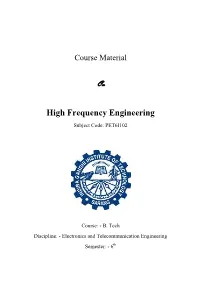 High Frequency Engineering