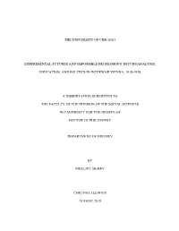 The University of Chicago Experimental Futures And