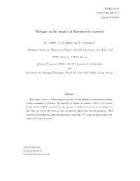 Trialogue on the Number of Fundamental Constants