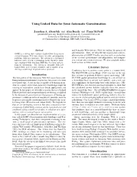 Using Linked Data for Semi-Automatic Guesstimation