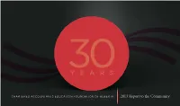 2013 Report to the Community