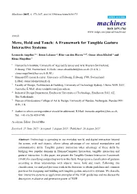 A Framework for Tangible Gesture Interactive Systems