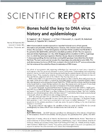 Bones Hold the Key to DNA Virus History and Epidemiology